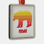 Fernie British Columbia Rainbow-Beer Metalen Ornament (Rechts)