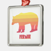 Fernie British Columbia Rainbow-Beer Metalen Ornament (Links)