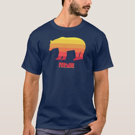 Fernie British Columbia Rainbow-Beer T-shirt (Voorkant)