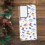 Fernie British Columbia Ski Snowboard patroon Samsung Galaxy Hoesje<br><div class="desc">Een grappig winterskipatroon voor het skigebied Fernie in de Lizard Range,  Canadian Rockies,  British Columbia,  Canada. Perfect cadeau-idee voor wintersportliefhebbers: ski,  snowboard,  freestyle,  skisprong,  langlaufen.</div>