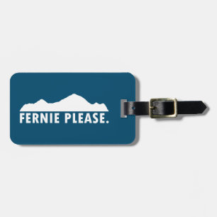 Fernie Brits-Columbia alstublieft Bagagelabel