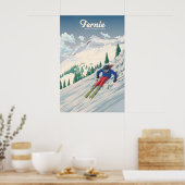 Fernie Brits-Columbia Canada Skigebied Reizen Poster (Keuken)