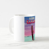 Fernie Canada ski-reisposter. Koffiemok (Voorkant links)