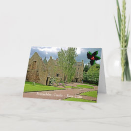 Ferniehirst Castle - Kerr Clan KerstKaart Feestdagen Kaart