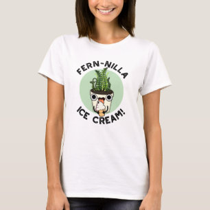 Fernilla Ice Cream Funny Ice Cream Plant Pun T-shirt