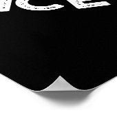 Fernilla Ice Cream Ice Cream Plant Pun Dark BG Poster (Hoek)