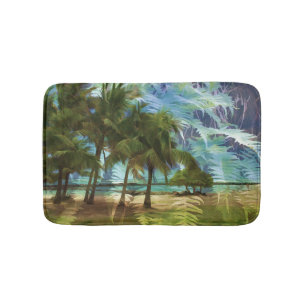 Ferns and Palms Bath Mat