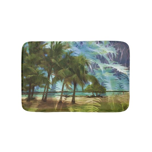 Ferns and Palms Bath Mat (Voorkant)