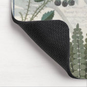 Ferns, Brambles en bloemen Muismat (Hoek)