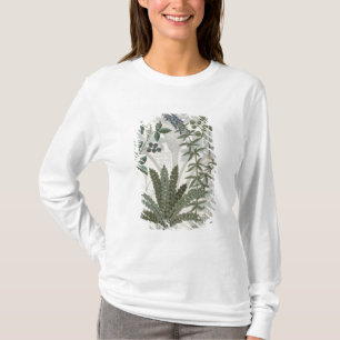 Ferns, Brambles en bloemen T-shirt