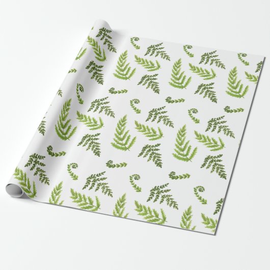 Ferns Cadeaupapier (Uitgerold)