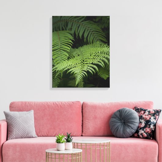 Ferns Canvas Afdruk (Insitu (Woonkamer))