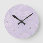 Ferns & Dragonflies Ronde Klok (Voorkant)