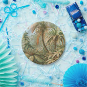 Ferns, Filicinae Laubfarne door Ernst Haeckel Papieren Bordje (Feest)