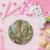 Ferns, Filicinae Laubfarne door Ernst Haeckel Papieren Bordje (Feest)