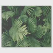 Ferns in Cool Green Shade Cadeaupapier (Vlak)