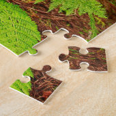 Ferns in het bos legpuzzel (Zijkant)