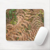 Ferns in het najaar muismat (Met muis)