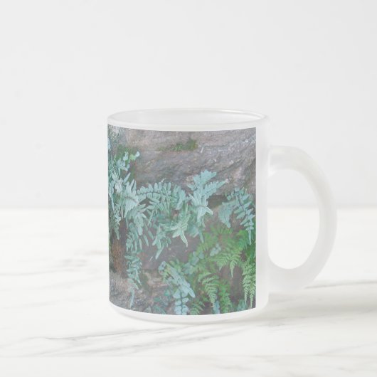Ferns in Philadelphia Matglas Koffiemok (Rechts)