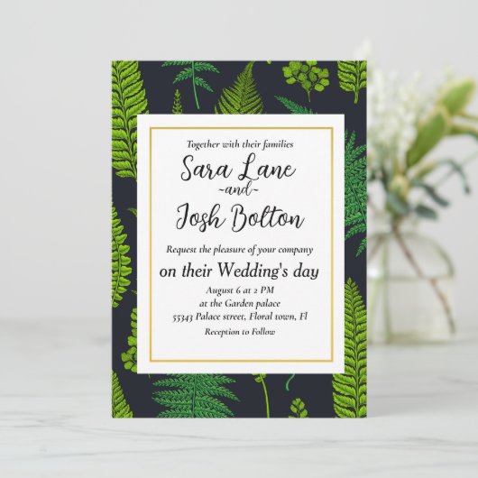 Ferns Kaart (Staand voorkant)