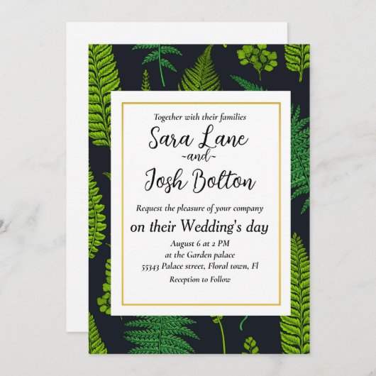 Ferns Kaart (Voorkant / Achterkant)