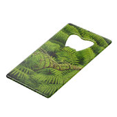 Ferns - Kunstfoto Creditkaart Flessenopener (Voorkant Gekanteld)