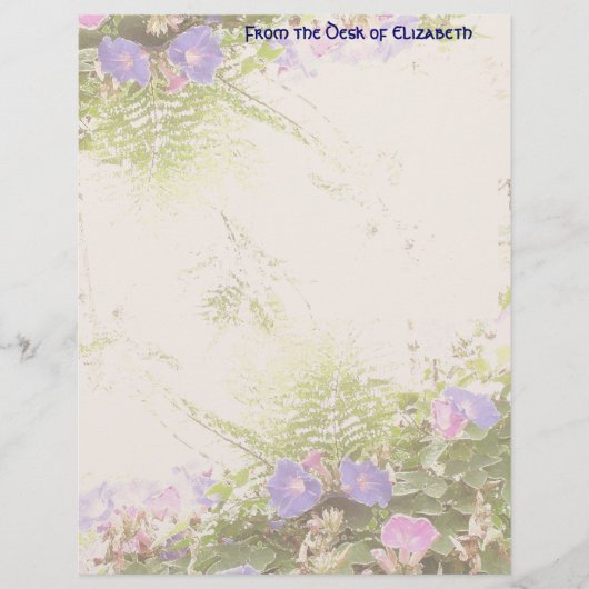 Ferns Morning Glory Letterhead (Voorkant)