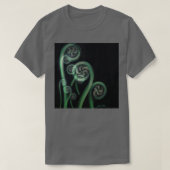 Ferns op Black Moko T-shirt (Design voorkant)
