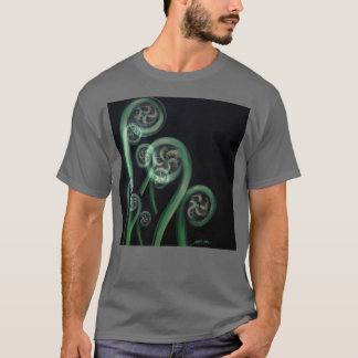 Ferns op Black Moko T-shirt