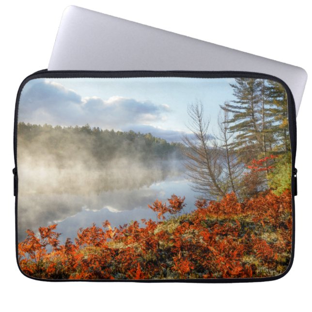 Ferns op Shoreline | Paradise, Michigan Laptop Sleeve (Voorkant)