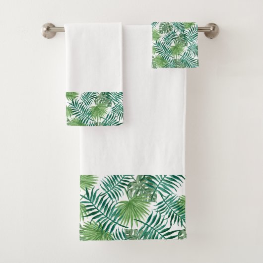 Ferns & Palms Bad Handdoek (Insitu)