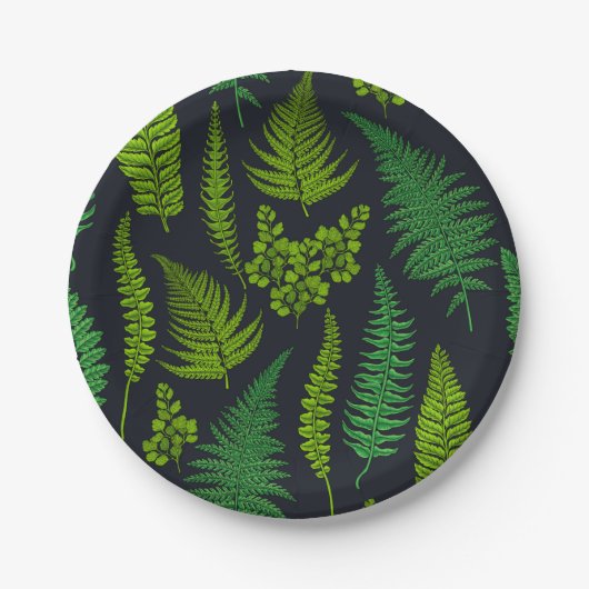 Ferns Papieren Bordje (Voorkant)