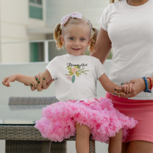 Ferns Rozen Acorns Bloemenmeisje Wedding Party