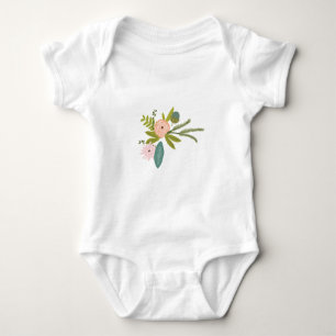 Ferns Rozen Acorns Bloemenmeisje Wedding Party Romper