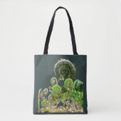 Ferns - spiralling magic tote bag (Voorkant)