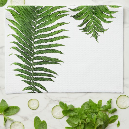 Ferns Theedoek (Gevouwen)