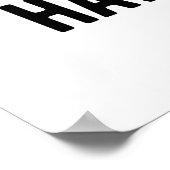 Ferns wil gewoon een Plant met een schijn rond Poster (Hoek)