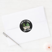 Ferns wil gewoon een Plant met ronde rug hebben. Sticker (Envelop)
