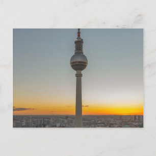 Fernsehturm Berlin, Berlin TV Tower, Duitsland Briefkaart