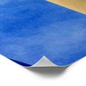 fernsehturm berlin blue poster (Hoek)