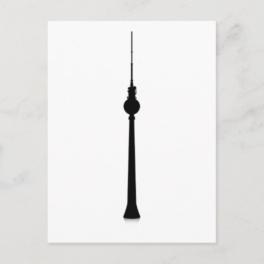 Fernsehturm Berlin Briefkaart (Voorkant)