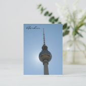fernsehturm berlin briefkaart (Staand voorkant)