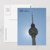 fernsehturm berlin briefkaart (Voorkant / Achterkant)