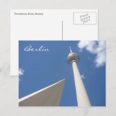 fernsehturm berlin briefkaart (Voorkant / Achterkant)