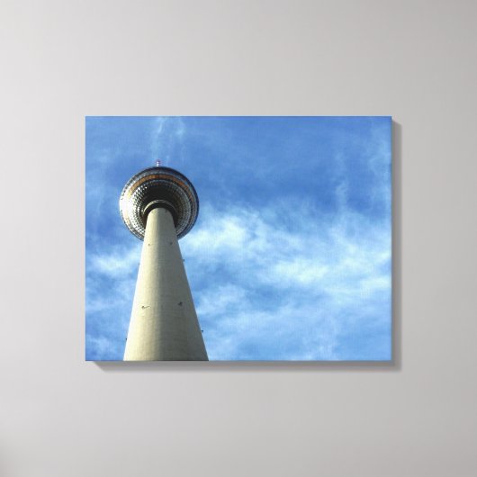 fernsehturm berlin canvas afdruk (Voorkant)
