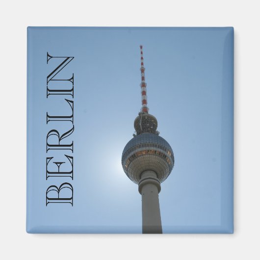 fernsehturm berlin magneet (Voorkant)
