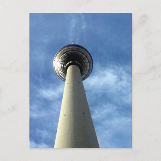 fernsehturm blue sky briefkaart (Voorkant)