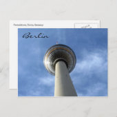 fernsehturm oost - berlijn briefkaart (Voorkant / Achterkant)