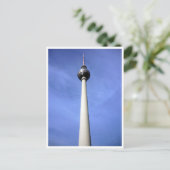 fernsehturm sky blue briefkaart (Staand voorkant)