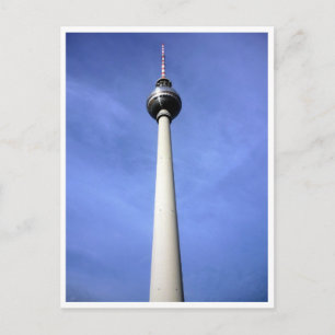 fernsehturm sky blue briefkaart